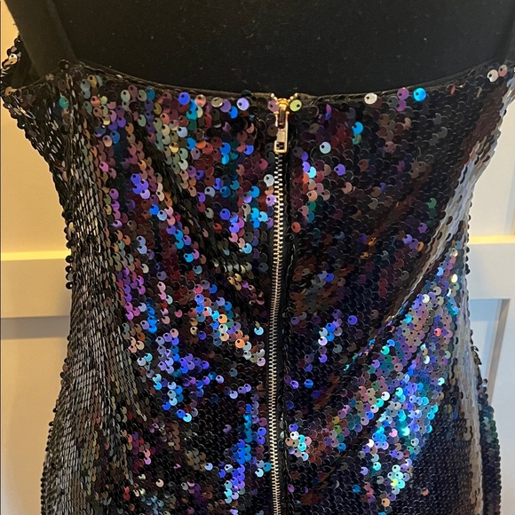 Multi-color Sequin Dress - Picture 6 of 9